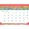 Good Vibes | 2027 14 x 10 Inch 18 Months Monthly Desk Pad Calendar | July 2026 - December 2027 | Sticker Sheet | Plato | Planning Stationery